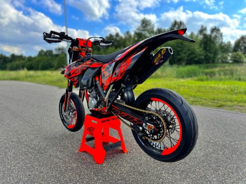 KTM 500 EXC Supermoto Supermotard a2 rijbewijs