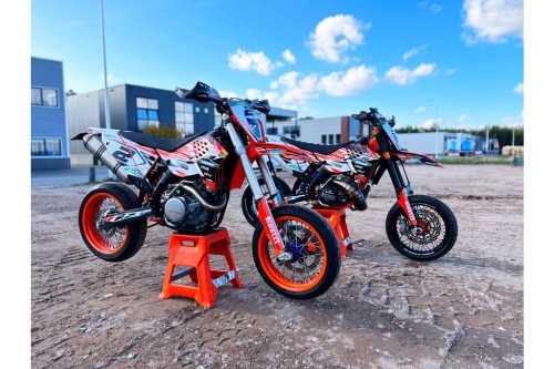 KTM 530 EXC-R A2 rijbewijs Supermotard Supermoto SM VTR Style A2 rijbewijs