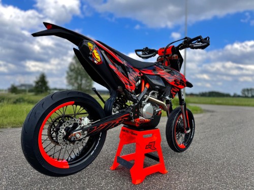 KTM 500 EXC Supermoto Supermotard a2 rijbewijs