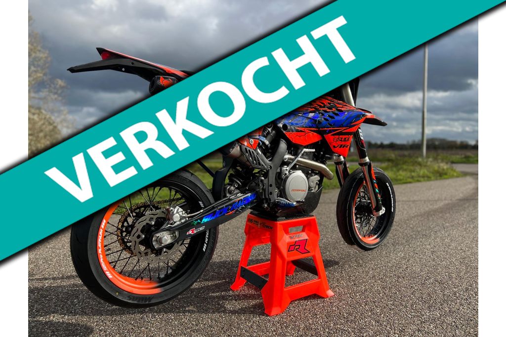 KTM 530 EXC-R Supermoto Supermotard SM A2 rijbewijs