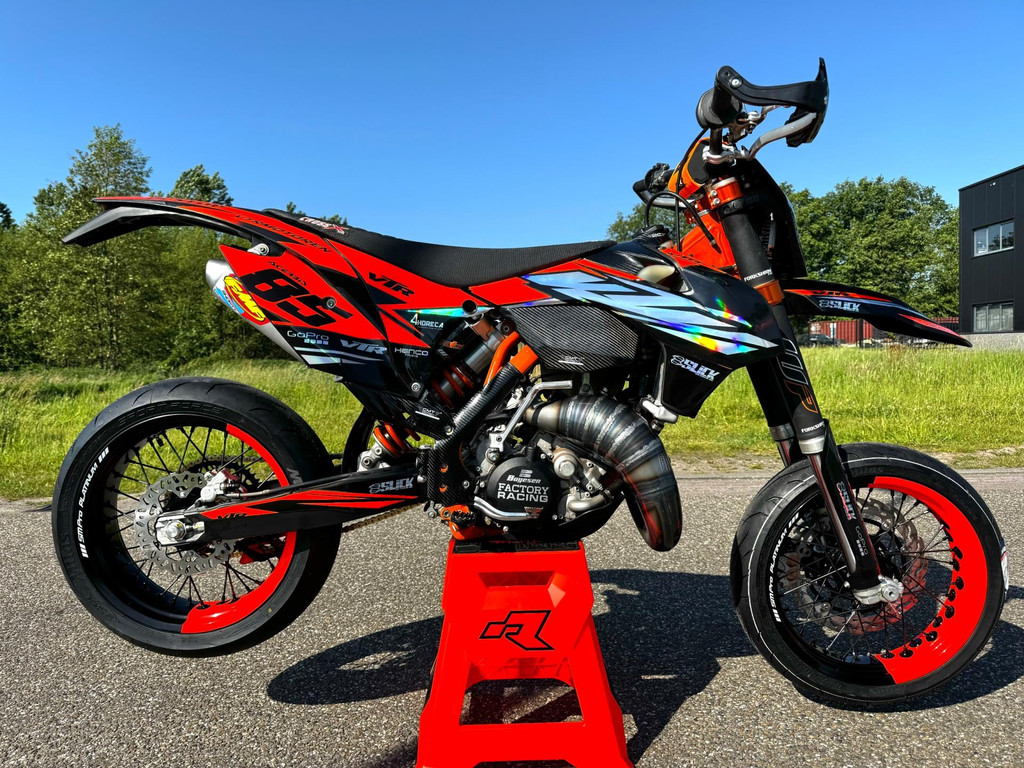 KTM 125 Exc Supermoto Supermotard A1 rijbewijs