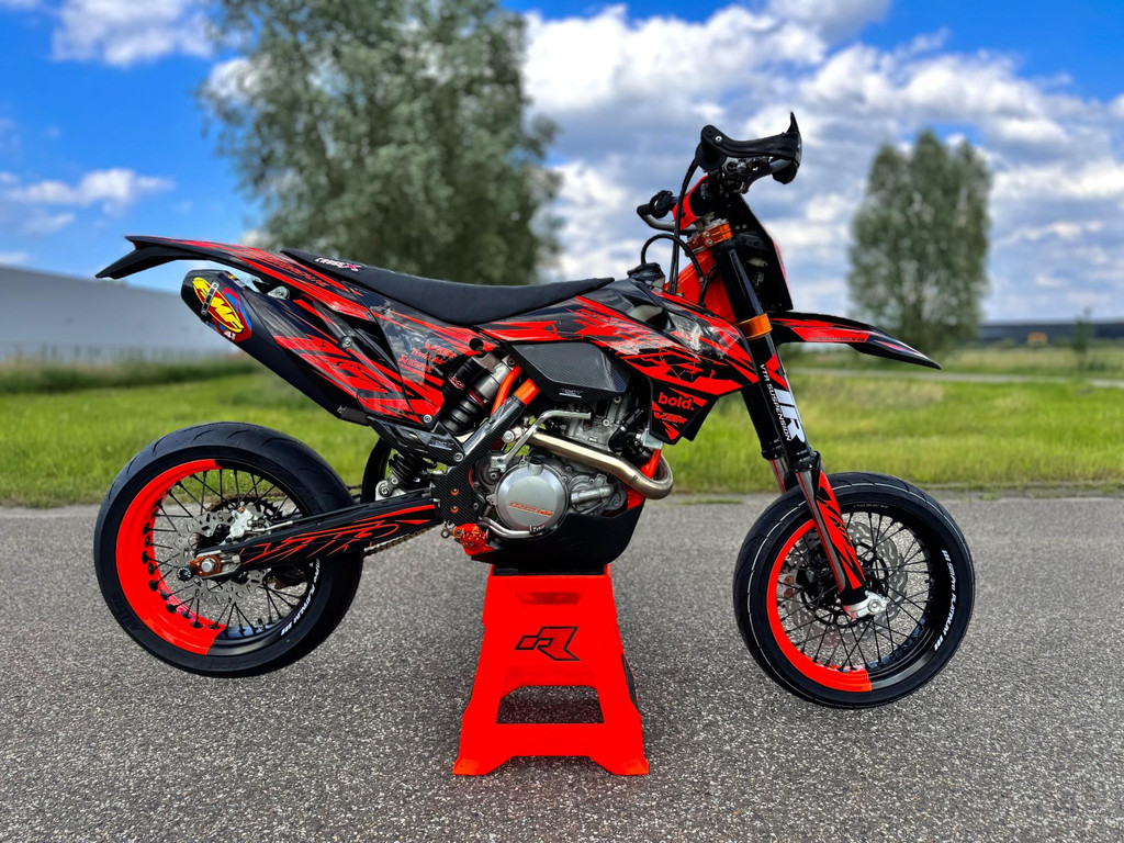 KTM 500 EXC Supermoto Supermotard a2 rijbewijs