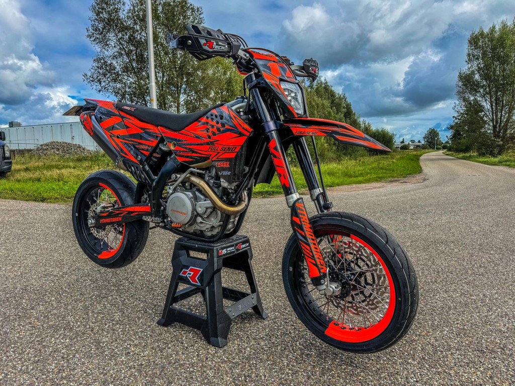 KTM 450/530 EXC-R Supermoto Supermotard A2 rijbewijs